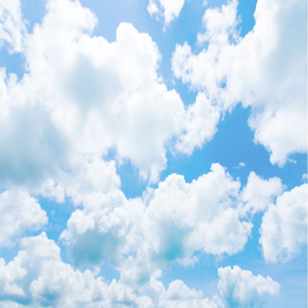 Moln på himlen